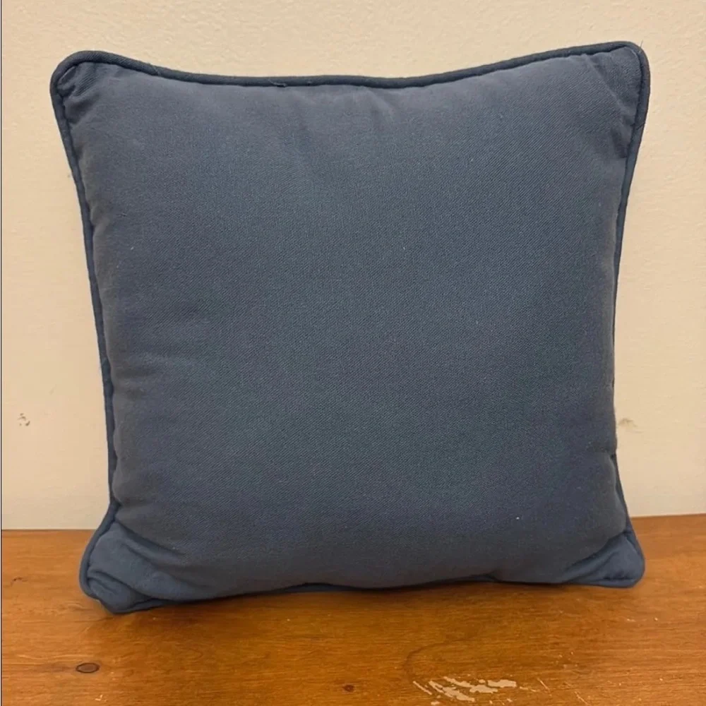 Bluebird tapestry throw pillow